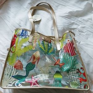 Spartina 449 Mermaid Clear Beach Tote
